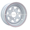 China Supplier's Durable 15 Inch 15x7.0 Alloy Steel Wheel Rim High Load Rating Industrial Trailer Wheel for Tire 235/75R15