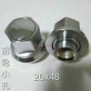 Alloy & Aluminum Truck Wheel Nuts - 26X48 & 26X72 Screwcap for Truck Wheel Rims