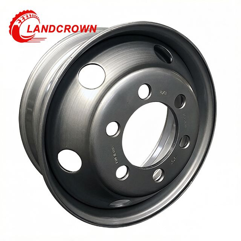 China Factory 19.5x6.0 Tubeless Truck Steel Wheel Rim