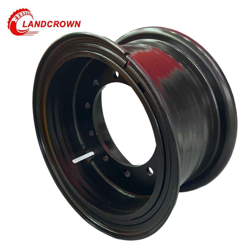 10.00-24 Forklift Steel Rim for 14.00-24 Solid/Pneumatic Tires