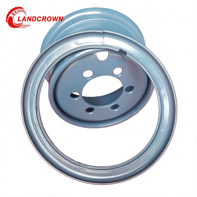 6.5-10 Lock Ring Forklift Rims for 23x9-10 Solid/Pneumatic