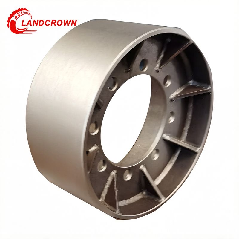 Pressed-On Lock Ring Forklift Rims for Solid/Pneumatic Tires 