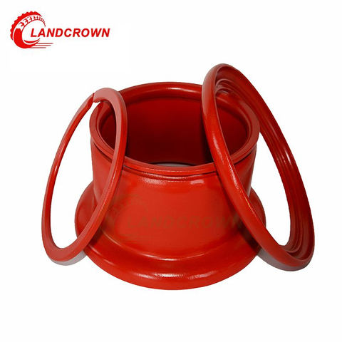7.00T-20 Lock Ring Forklift Rims for 9.00-20 Solid/Pneumatic