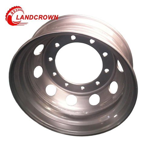 China Manufacturer 22.5x6.75 Tubeless Truck Steel Rim 