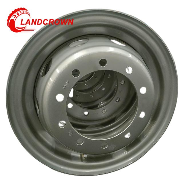 China Truck Steel Wheel Rim Manufacturer 24x8.50 Tubeless