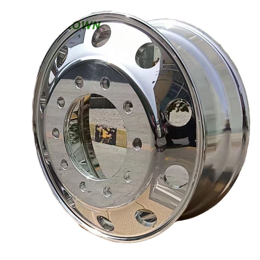 New Condition Lightweight 19.5*6.75 High Strength Forged Aluminum Alloy Wheels Chrome & Silver Finish for Light Trucks