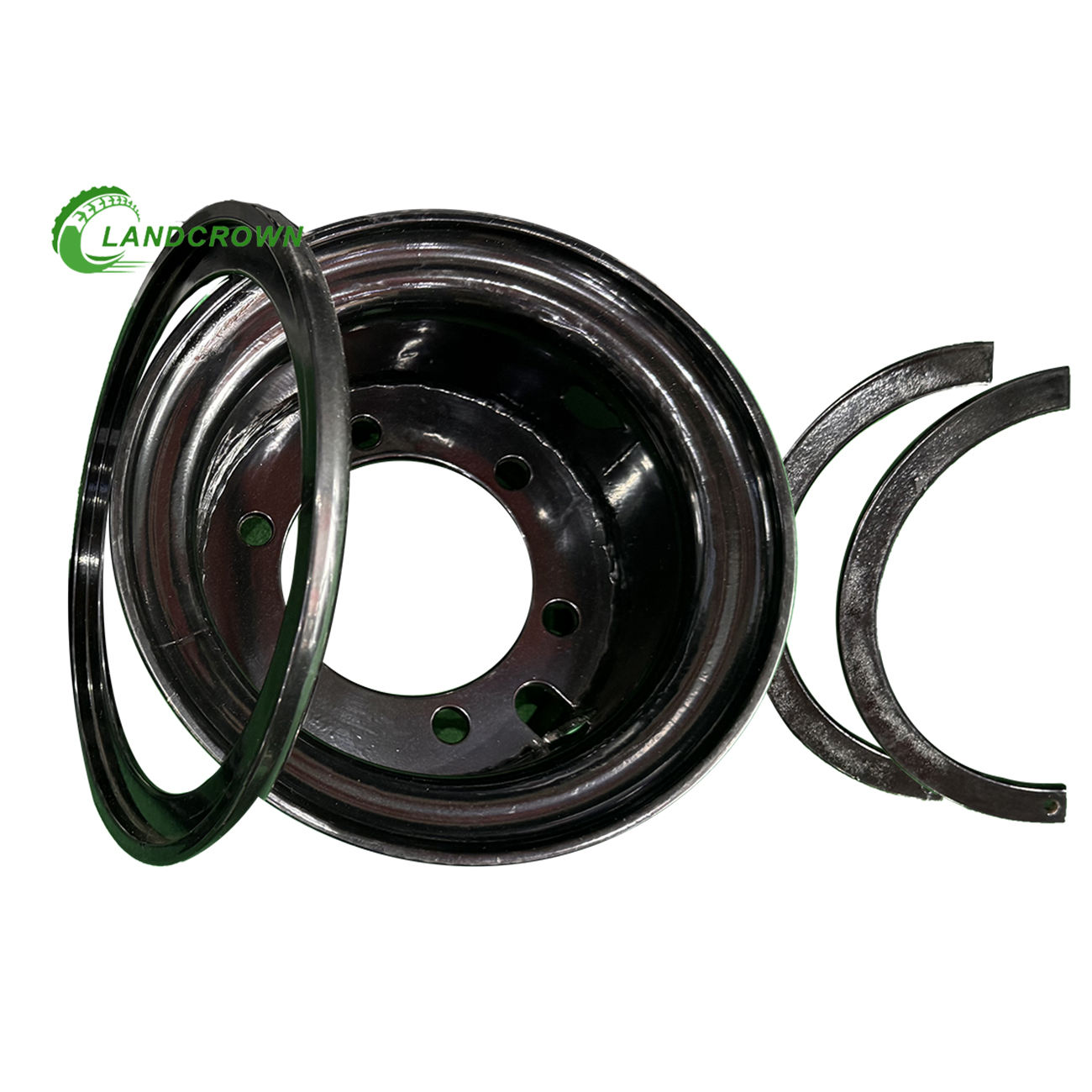 RICHRISE 4.00E-9 Inch Industrial Forklift Steel Wheel Rim New Condition for 6.00-9 Solid Tyres