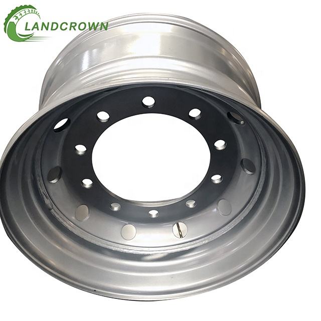 Heavy Duty 22.5x11.75 Truck Wheel Rim 11.75x22.5 22.5*11.75 ET0 ET120 Tubeless Steel Wheel for Tire Size 15R22.5 385/65R22.5