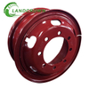 Wholesale Tube Type Steel Wheels 6.00-16 6.0-16 6-16 for 7.50R16 Tyre Factory From China New Condition Silver Finish