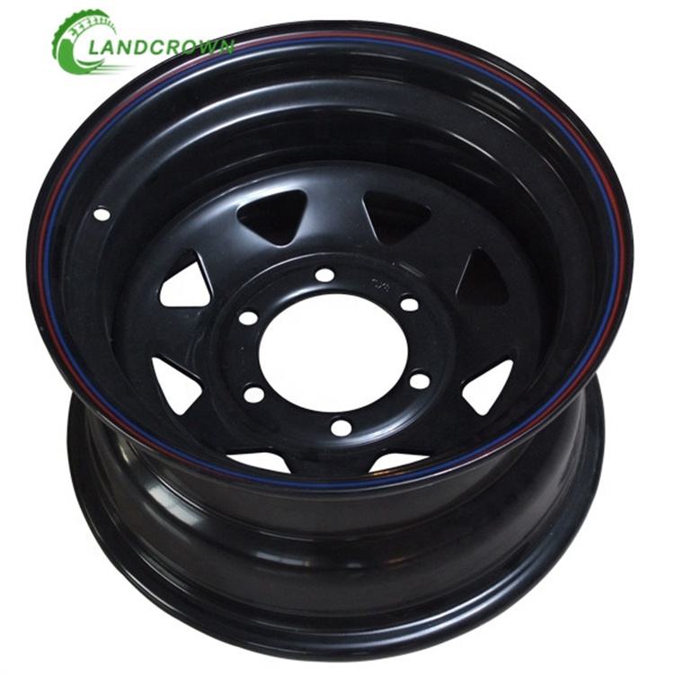 China Wheel Factory 15Inch Weather-resistant Steel Car Wheels Multi-Size Steel Car Wheels Strong, Safe, and Long-Lasting