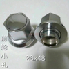 Alloy & Aluminum Truck Wheel Nuts - 26X48 & 26X72 Screwcap for Truck Wheel Rims