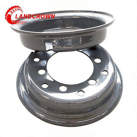 Heavy Duty 8.00G-12 Split Forklift wheel Rim for 27x10-12 solid & pneumatic forklift tires