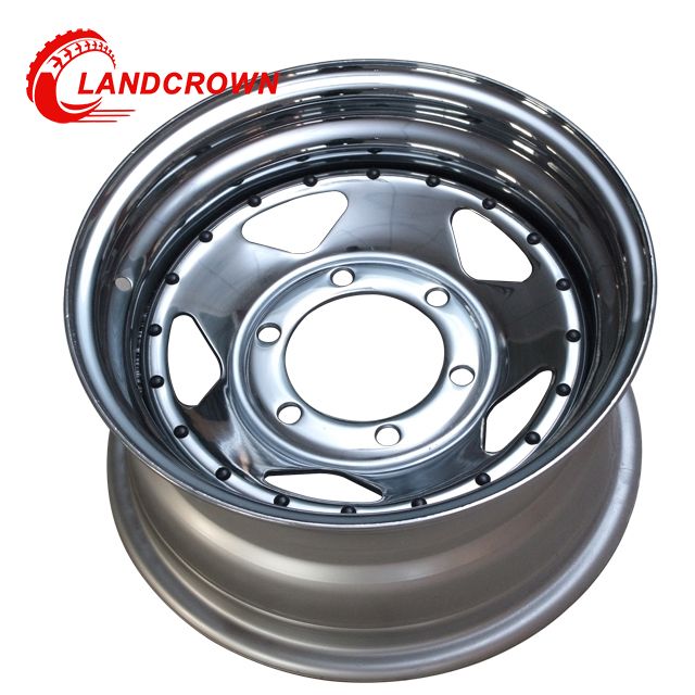 Customizable 18 Inch Steel Wheel Rims for Cars & Trailers - 18x6.5J, 18x7.5J, 18x8J Sizes - Heavy Duty Construction