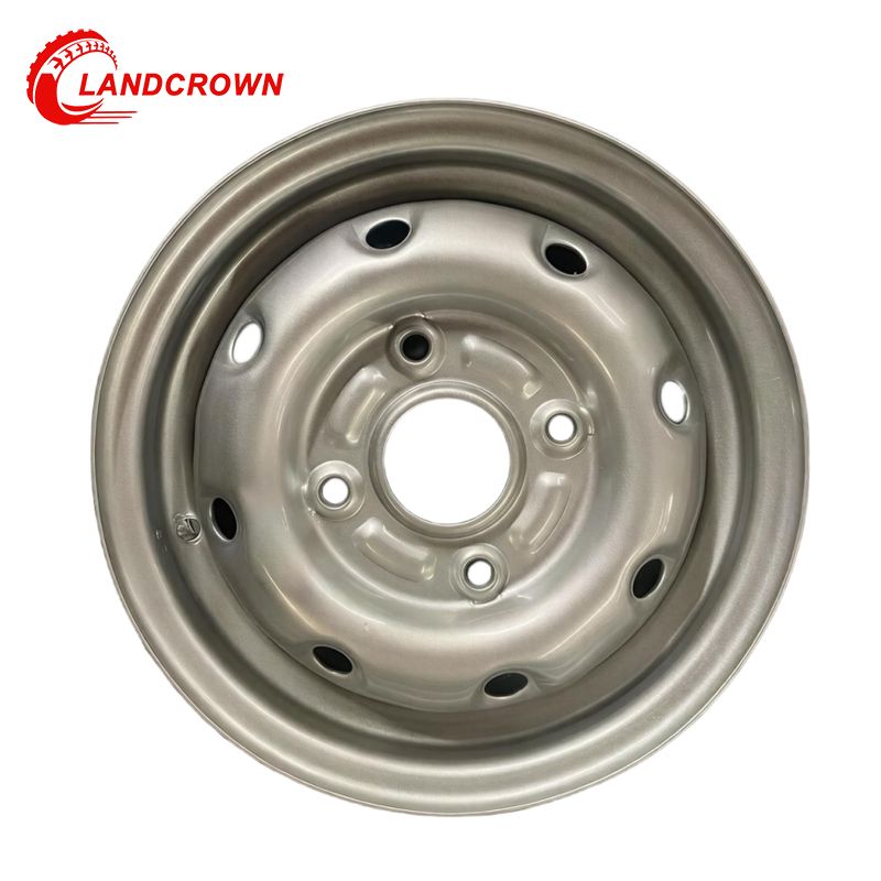 13 Inch Tubeless Wheel Rims for Light Truck & Bus - Multiple Sizes 13x5J 13x4.5J 13x5.5J 13x4J - Heavy Duty Steel Construction