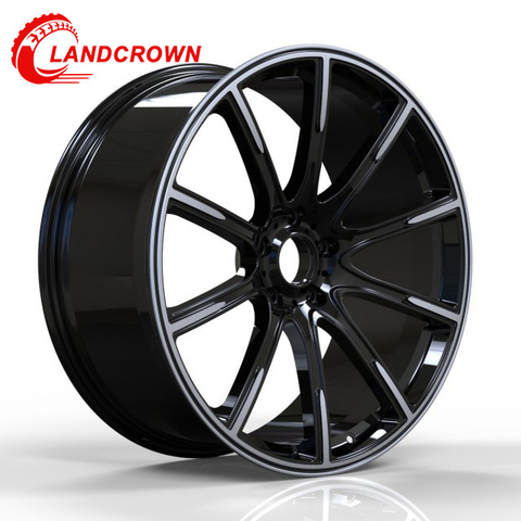 Aftermarket 20 Inch Aluminum Alloy Wheels – Car Rims 20x8.5, 20x9.5 – Compatible with Passenger Car Tires