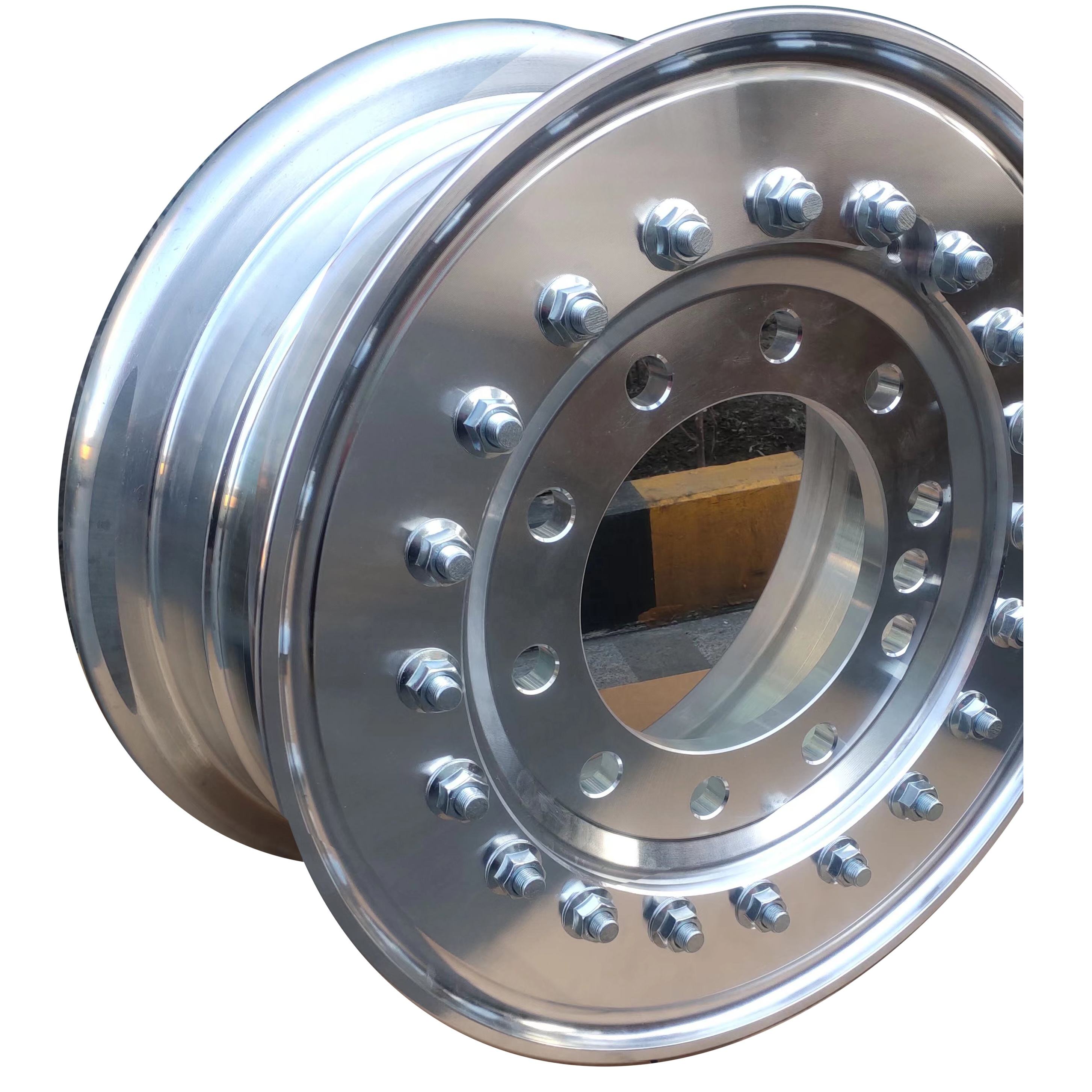 20 Inch 10.00X20 20X10.00 Forged Alloy and Aluminum Tubeless 2 Parts Truck Wheel Rim 10x20 for Truck Tire 14.00R20