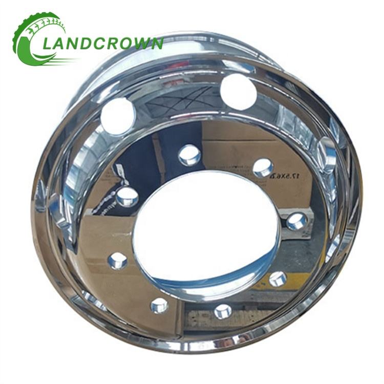 RICHRISE New 8-Hole 19.5x6.75 Aluminum Truck Wheel Rim with Attractive Design
