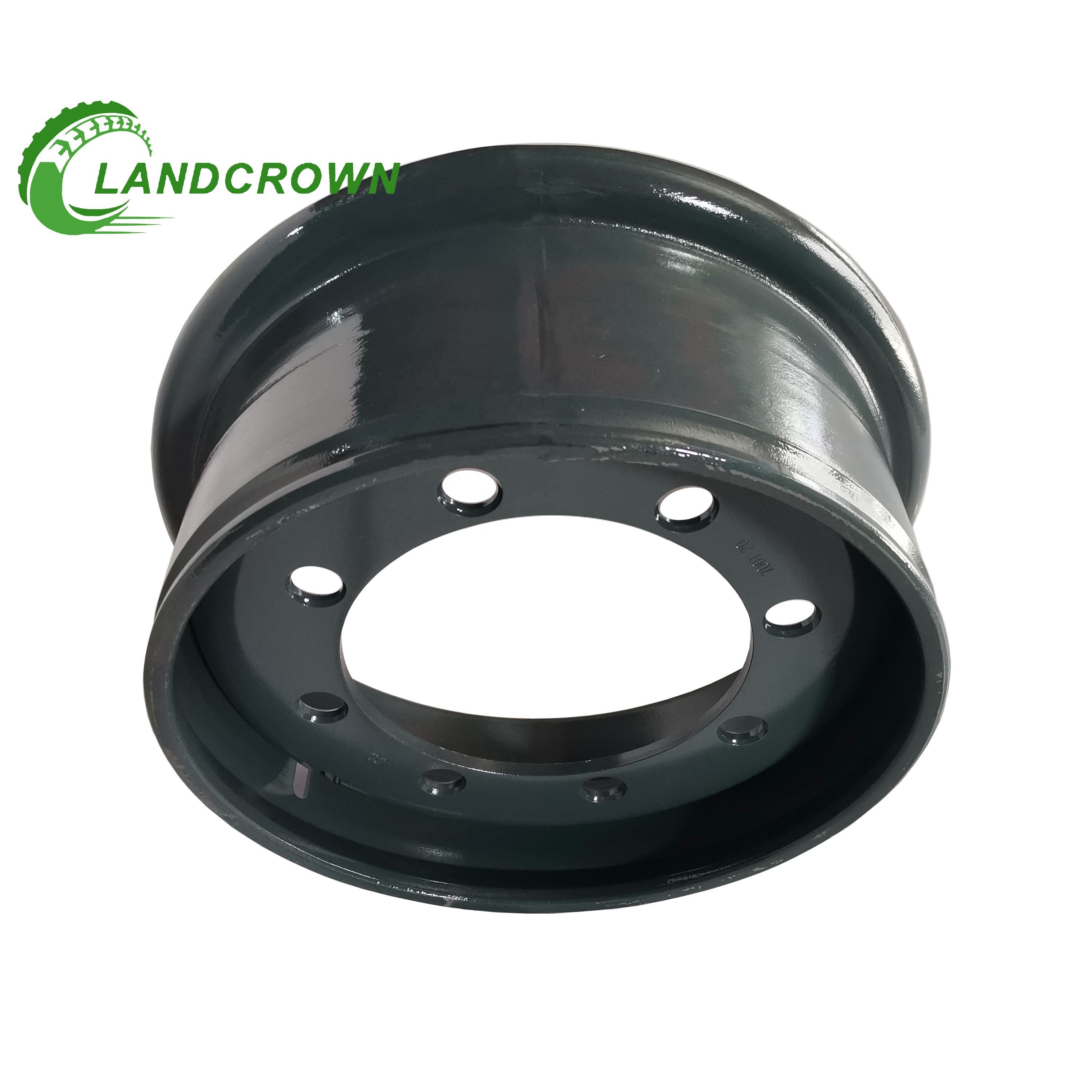 Industrial Vehicle Forklift Wheel Rim 8.00-12 8.0-12 Steel Rims for 27X10-12 Tire