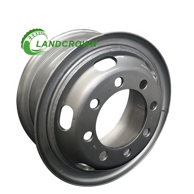 Heavy Duty 7.5-20/7.50-20/7.5V-20/7.50V-20 Steel Tube Truck Wheel Rim for TBR Tire 1000R20/10.00-20/10.00R20/10R20