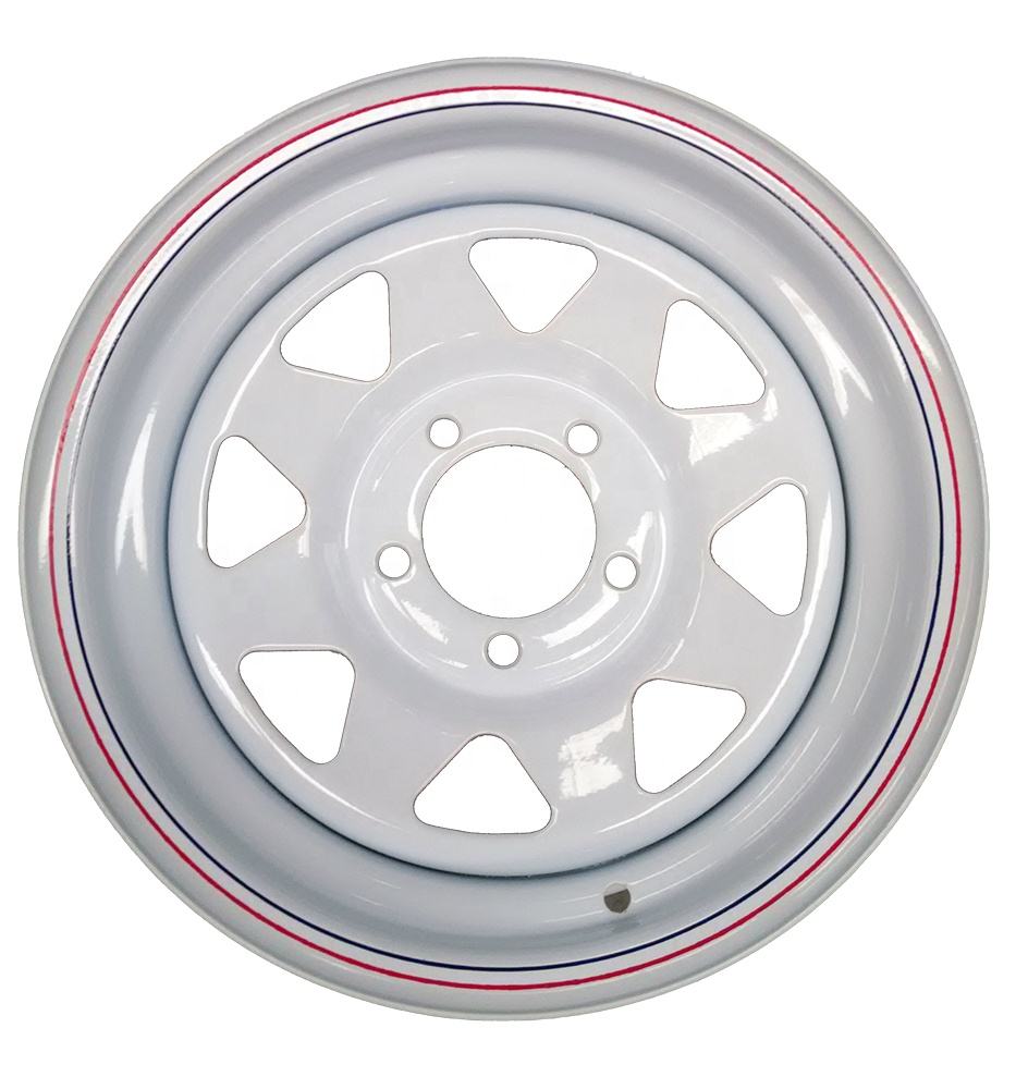 14 Inch Car Steel Trailer Wheel Rims 14X5.5J 5.5JX14 14X6J 6JX14 for Trailer Tire ST215/75R14 185R14C