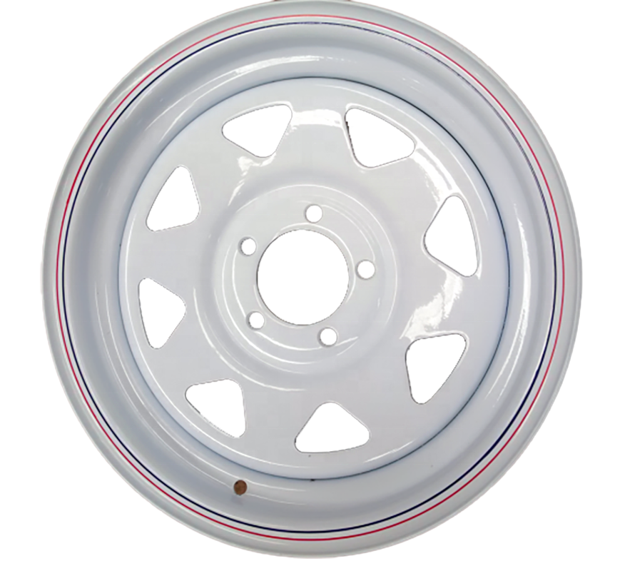 OEM Manufacturer in China 14-Inch Steel Caravan Trailer Wheel Rim 14x5.5 14x6.0 Fits Tire 205/75R14 215/85R14