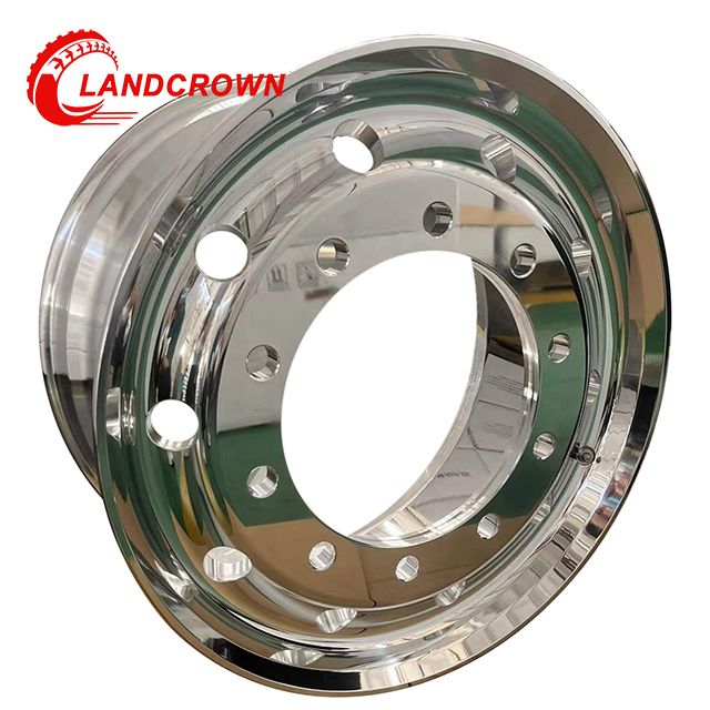 China 22.5x11.75 Forged Aluminum Truck Rim 385/65R22.5 Tire