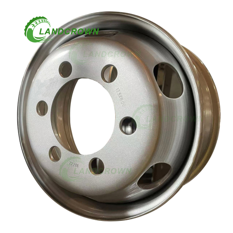 17.5x6.0 Tubeless Truck Steel Wheel Rim 5/6 Vent Holes For Heavy Duty Truck Tire 8R17.5