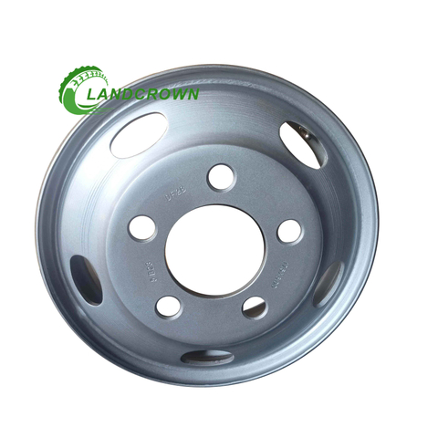 17.5x5.25 Tubeless Truck Steel Wheel Rim 5/6 Vent Holes For Heavy Duty Truck Tire 7R17.5