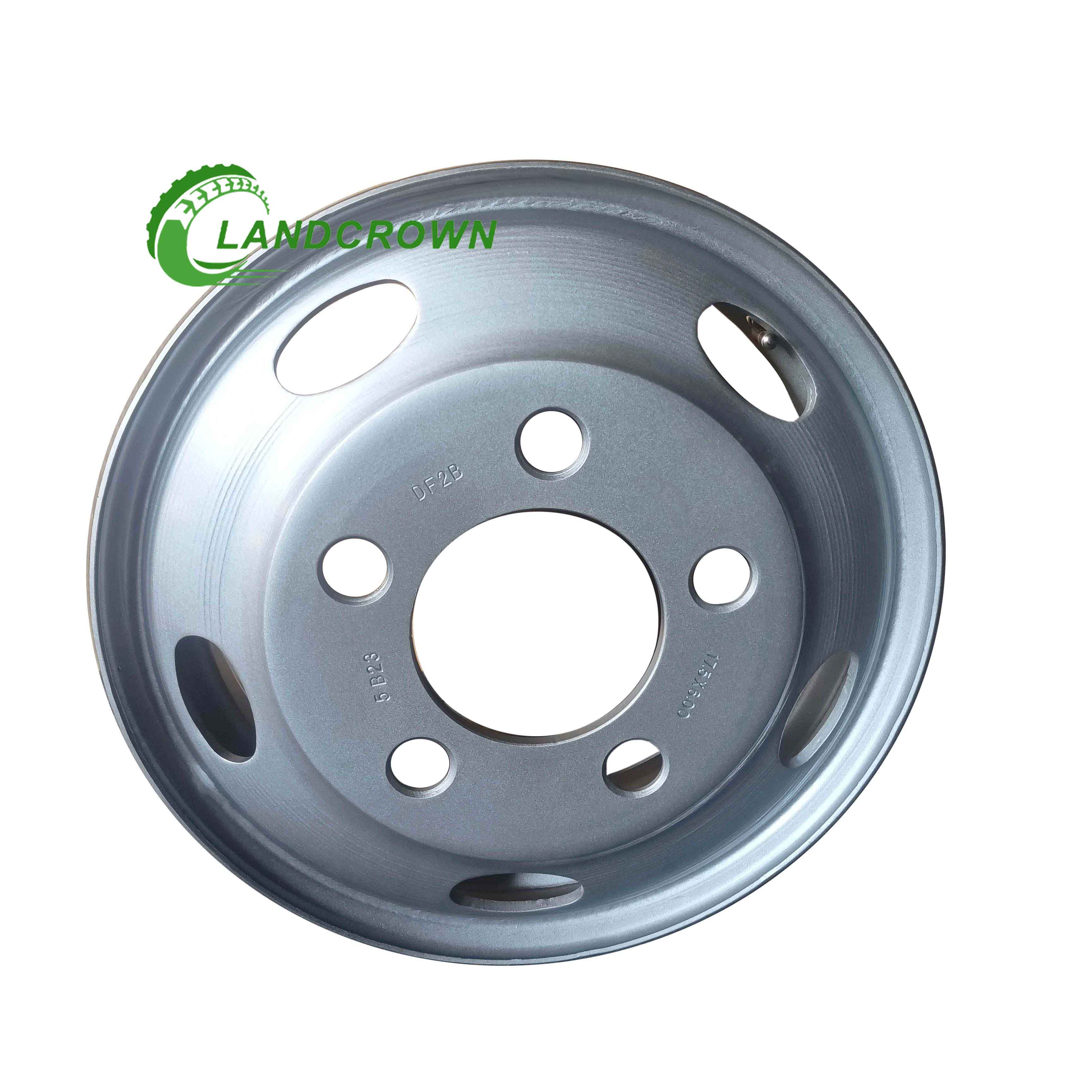 17.5x5.25 Tubeless Truck Steel Wheel Rim 5/6 Vent Holes For Heavy Duty Truck Tire 7R17.5