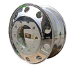 RICHRISE Quality Aluminum 17.5x6.75 Wheel Tubeless 17.5 Coaster Wheels with Silver Finishing
