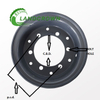 Industrial Vehicle Forklift Wheel Rim Cheap Factory Direct Sale 2 Pieces 6.5-10 6.50-10 Steel Rims for 23x9-10 Tires