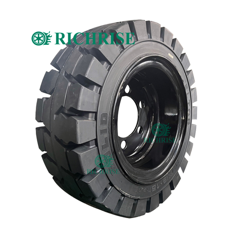 EXW Price Tires and Rims 8 Holes Tyres 23x9-10 Forklift Tire Industrial Forklift Rim