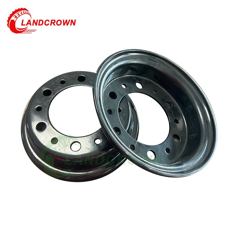 China Factory 5.00F-10 Split Forklift Wheel Rim for 6.50-10 solid & pneumatic forklift tires 