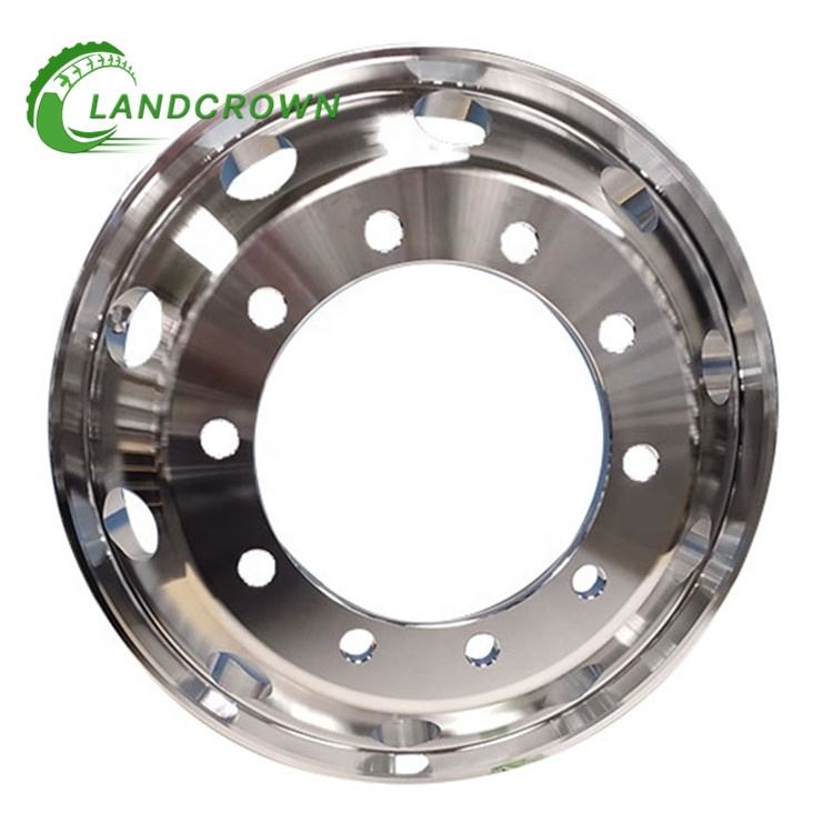 Factory Direct Sales 22.5Inch 22.5x8.25 Forged Alloy and Aluminum Tubeless Heavy Duty Truck Wheel Rim for Truck Tire 295/80R22.5