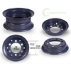 FORKLIFT Split Wheel Rim 5.00F-10 Bolt Hole 6-18-PCD180 Assemble Hole 6-13-PCD200 CB150 Fork Lift Wheel for Tyre 6.50-10
