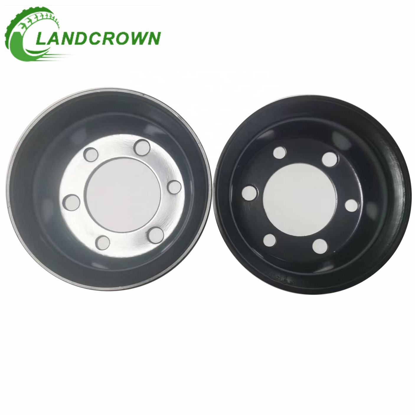 China Manufacturer Customized Industria Steel Forklift Parts Front Rear Split Wheel Rim Ring 2.50-8 2.50C-8 for Tyres 4.00-8