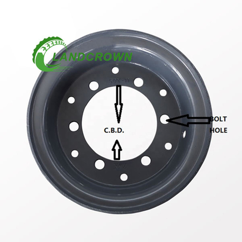 Factory Wholesale 2 Pieces Forklift Wheel Rim 9.00-15 9.0-15 Industrial Steel Rim for Forklift Tyre 315/70-15