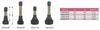 Car Wheels Brass Valve Nozzle TPMS-14 TPMS-15 TPMS-16 TPMS-17 TPMS-18 TPMS-19 TPMS-20 Passenger Car Tire Valve Stem
