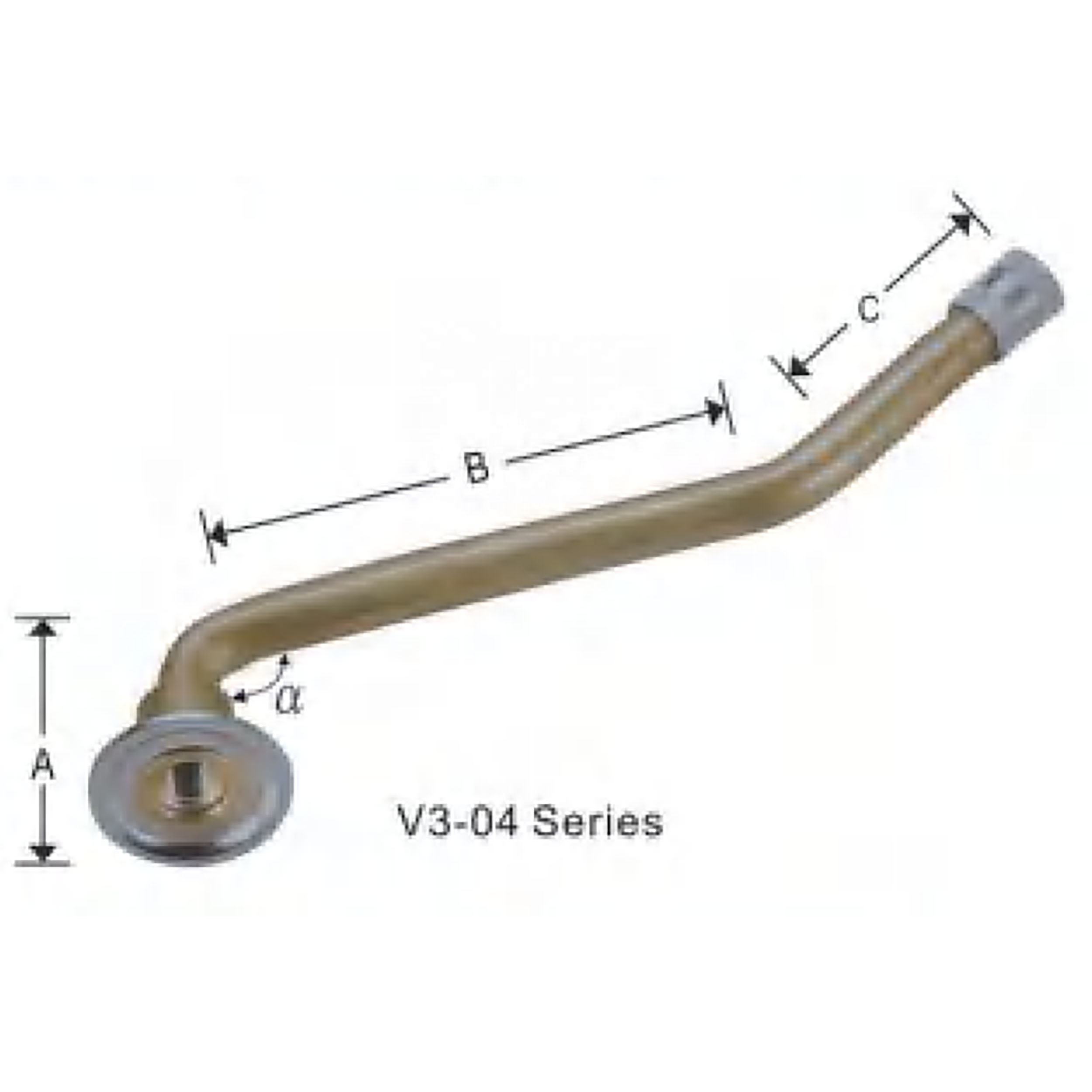 Brass Valve Nozzle Truck Wheels V3-02-2 V3-02-3 V3-02-4 V3-02-5 V3-02-7 V3-02-8 V3-02-9 for Auto Parts-for Truck Tires Bus Tyres