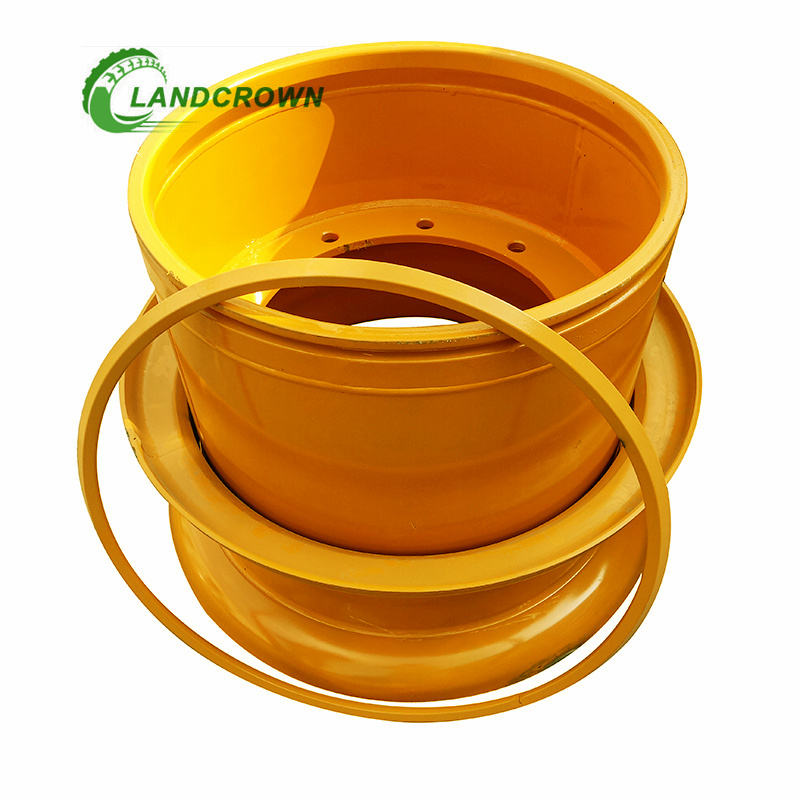 Engineering Wheel Manufacturer 3PCS 5.0-15 5.00-15 Steel Wheel Rim for OTR Loader Tyre 7.00-15/5.0