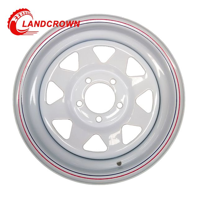 Customizable 17 Inch Steel Wheel Rims for Cars & Trailers - 17x6.5J, 17x7J, 17x7.5J Sizes - Heavy Duty Construction