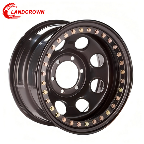 15 Inch Off-Road Steel Wheel Rim for 31x10.50R15 4x4 Vehicles